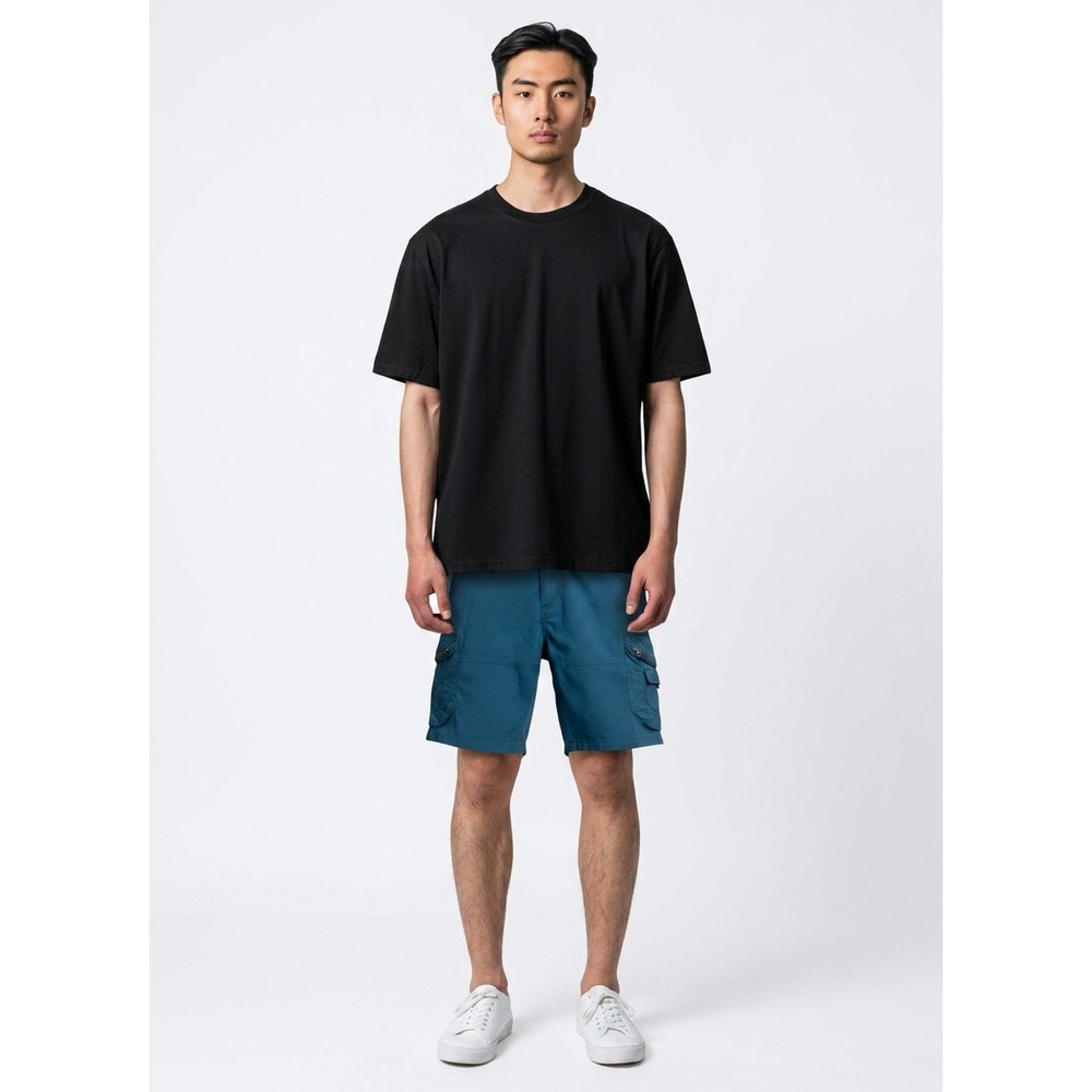 KÜHL Renegade Cargo Hiking Shorts Mens 33 Blue Outdoor Trail Utility Patina Dye - Picture 12 of 12